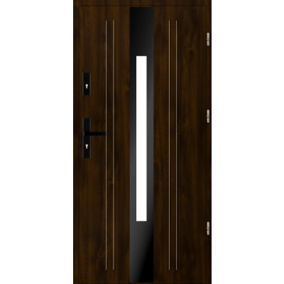 Drzwi S35 T49 BLACK Ciemny Orzech 72 mm